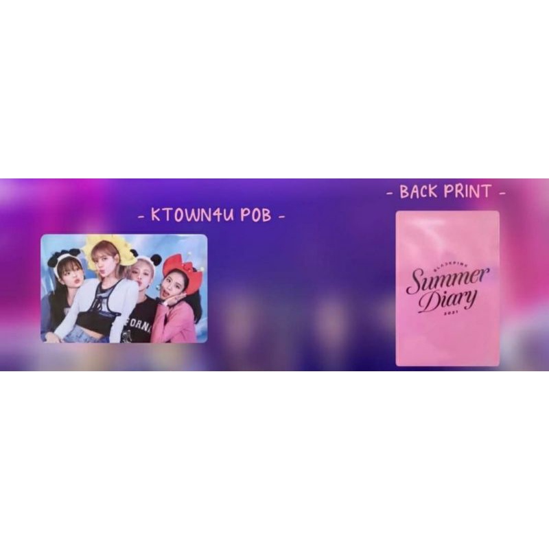 Ảnh thẻ pre order SD21, Lighstick, TS BlackPink