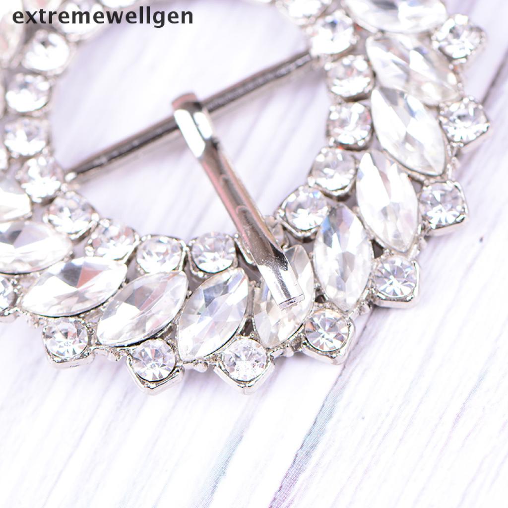 1 Kẹp Đính Đá Pha Lê Trang Trí Giày Cưới Cho Nữ