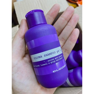 Dầu gội tím Elgon, dầu gội khử vàng và giữ màu dành cho tóc tẩy nhuộm màu thời trang 300ml-100ml