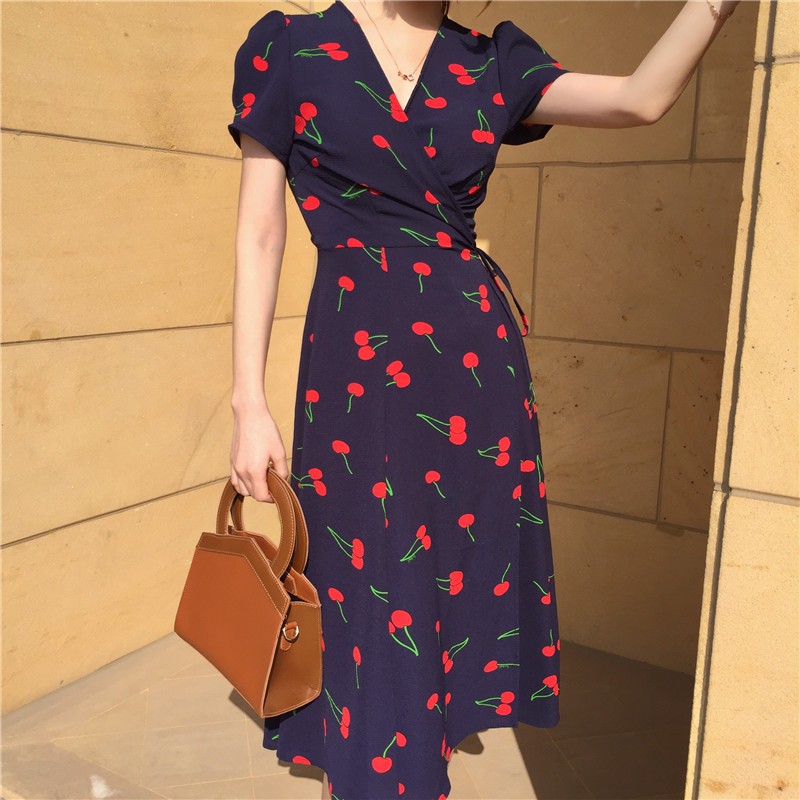 ORDER - Váy maxi Cherry thanh lịch