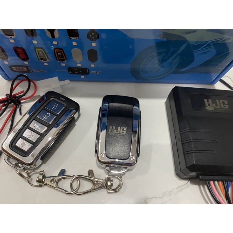 Bộ Chống Trộm Xe Máy 5 Nút Remote Hãng HJG Bảo Hành 6 tháng