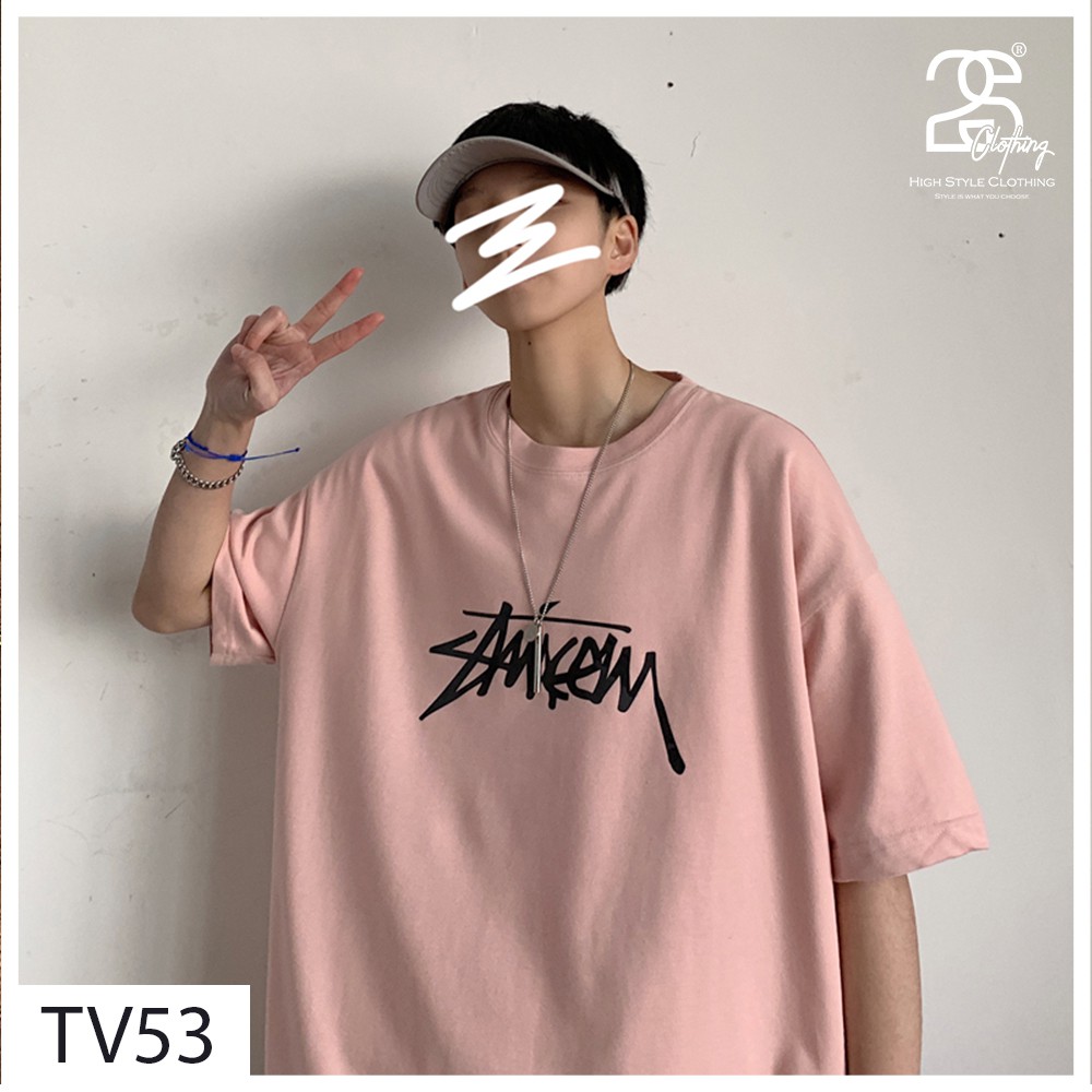 Áo Form Rộng 2s Clothing Unisex Nam Nữ Tay Lỡ Áo Phông StreetWear Cotton Oversize Giá Rẻ In Hình Chữ Nam Tính TV53 | BigBuy360 - bigbuy360.vn