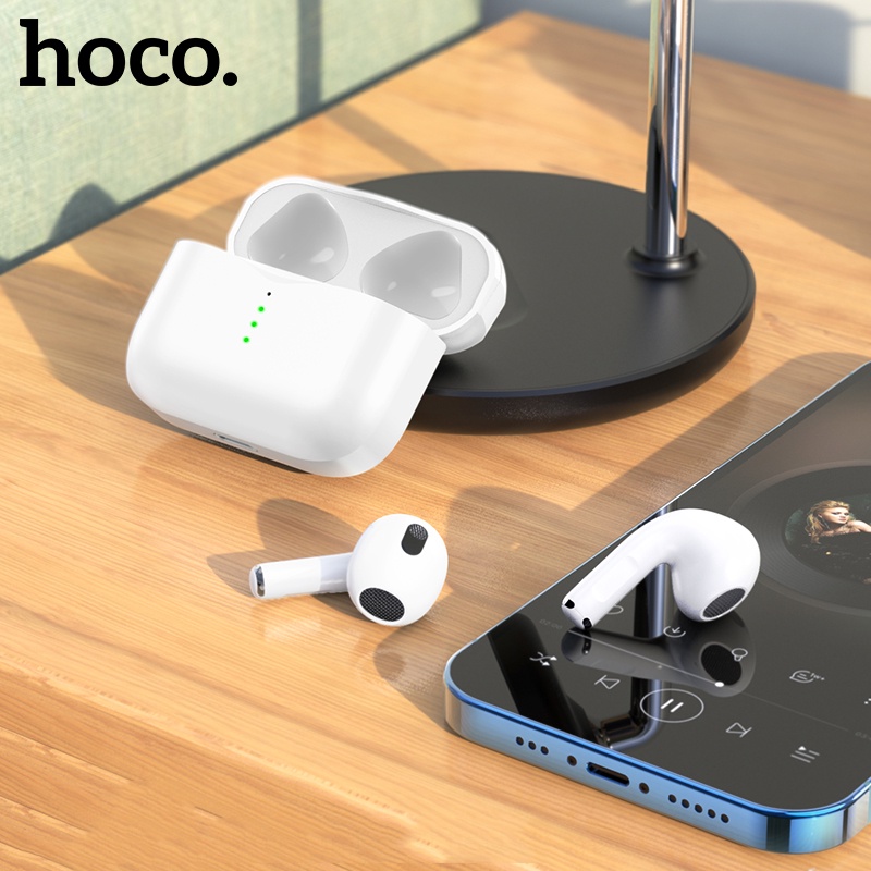 Tai nghe bluetooth không dây TWS Hoco hỗ trợ đổi tên, đàm thoại, cảm ứng chạm, nghe nhạc 3-4h liên tục