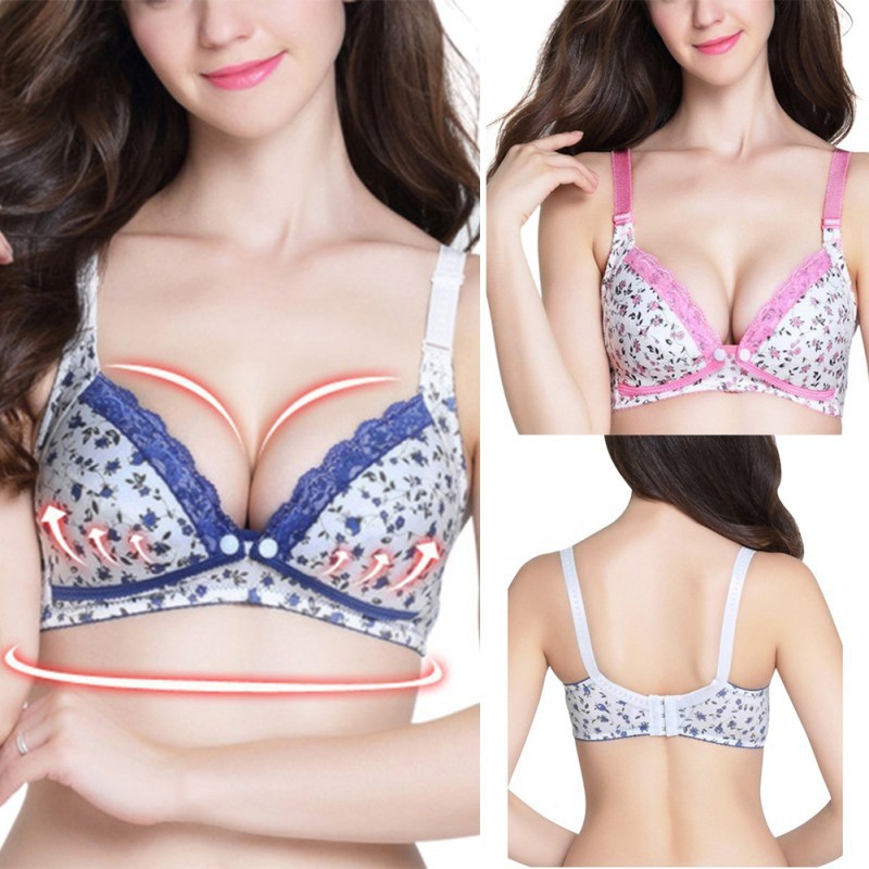 Áo lót không gọng hỗ trợ mẹ cho bé uống sữa cúp ngực cỡ B