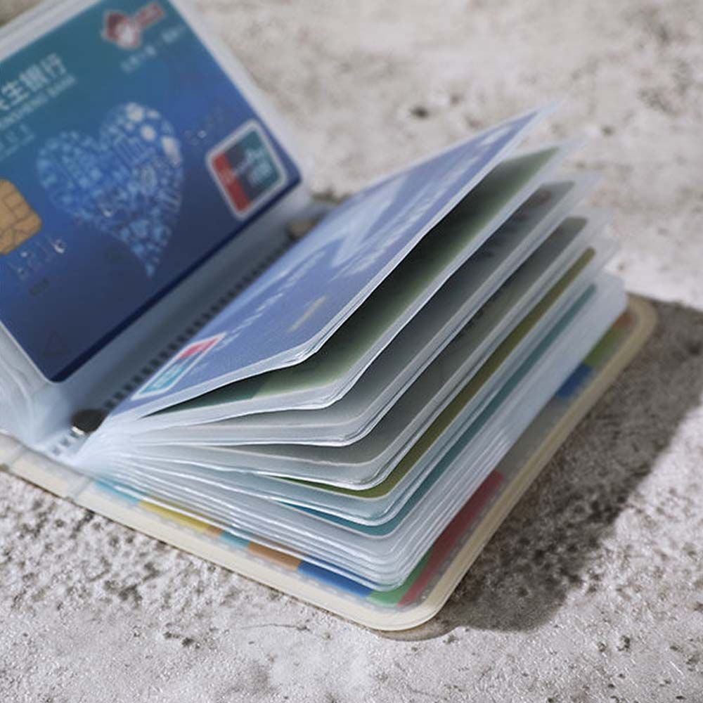 Vỏ bọc hộ chiếu 20 ngăn đựng thẻ họa tiết hoạt hình dễ thương cho nữ