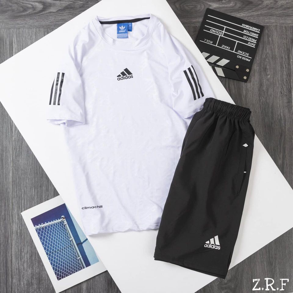 Bộ thể thao nam cổ tròn in chìm vân kim cương,...,., | BigBuy360 - bigbuy360.vn