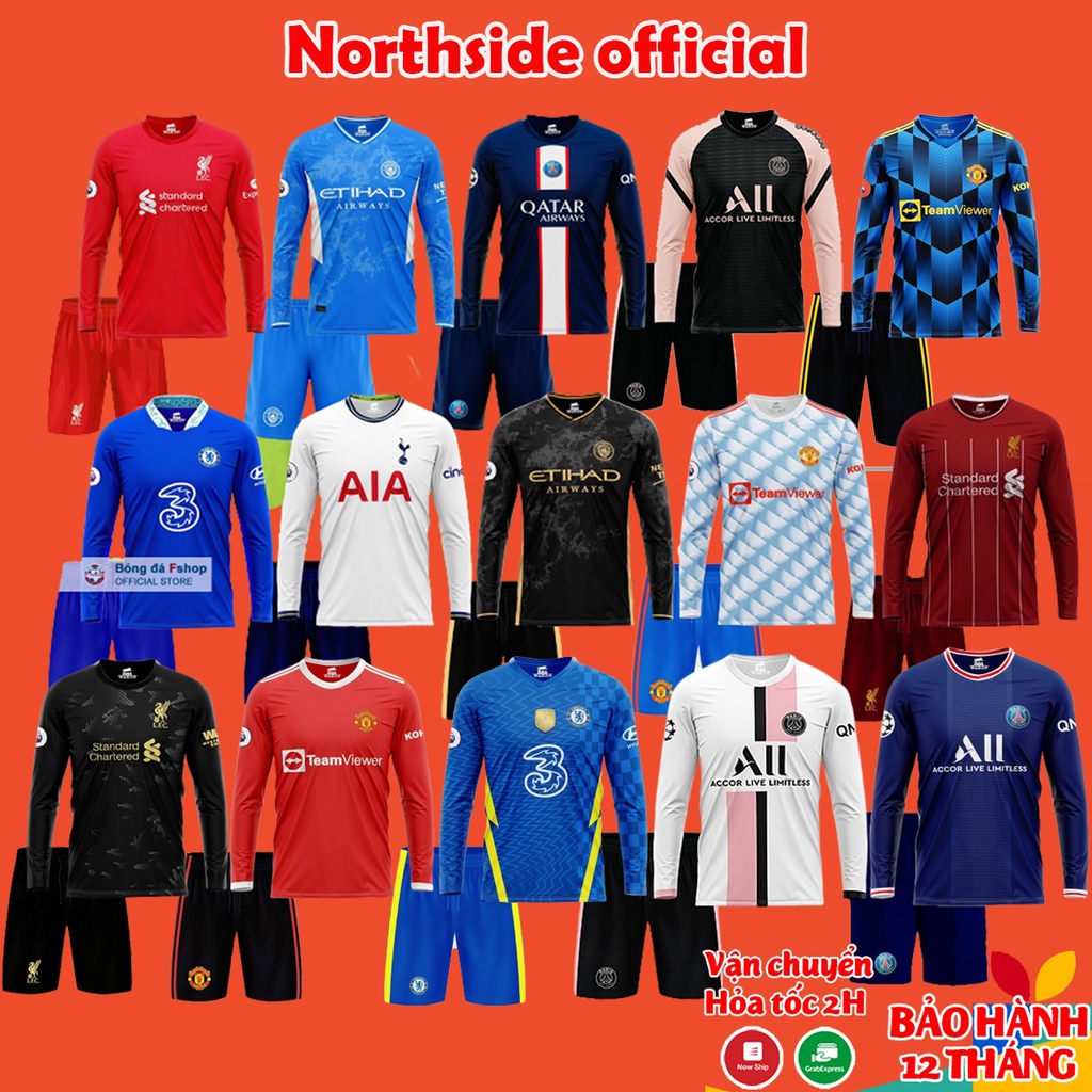 Bộ quần áo bóng đá câu lạc bộ Top các giải đáu (League 1, NHA, Laliga, Seri A,..)  và các CLB Ngoại Hạng Anh HANG MỚI VỀ