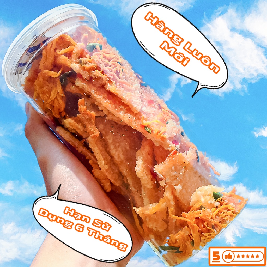 Cơm cháy khô gà lắc mắm hành 300g FAMMY, đồ ăn vặt Đà Lạt vừa rẻ vừa ngon | BigBuy360 - bigbuy360.vn