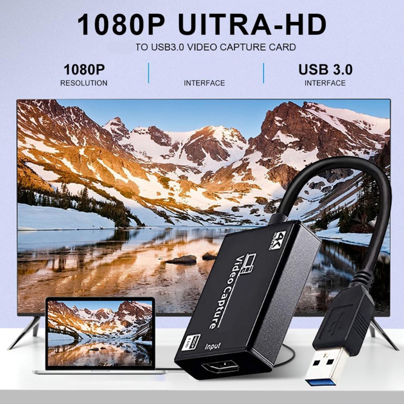 Bộ Thu Hình Hình Ảnh Video HDMI 4K 1080p 30fps HDMI 4K Cổng USB 3.0