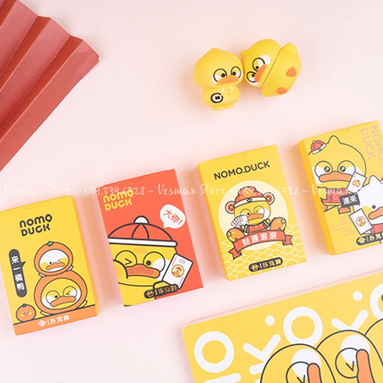 01 lốc gồm 12 bộ bài tây dễ thương, poker tú lơ khơ hoạt hình cute