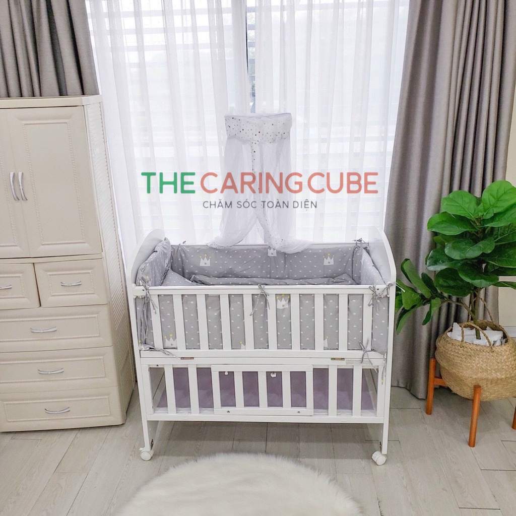 Nôi cũi giường Umoo 2 tầng cho bé