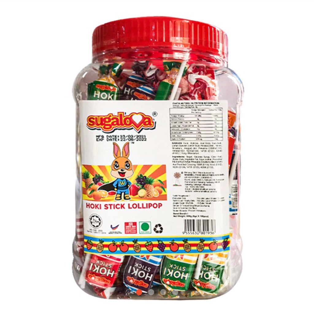 KẸO MÚT HOKI Stick Lollipop Nhập  khẩu Malaysia