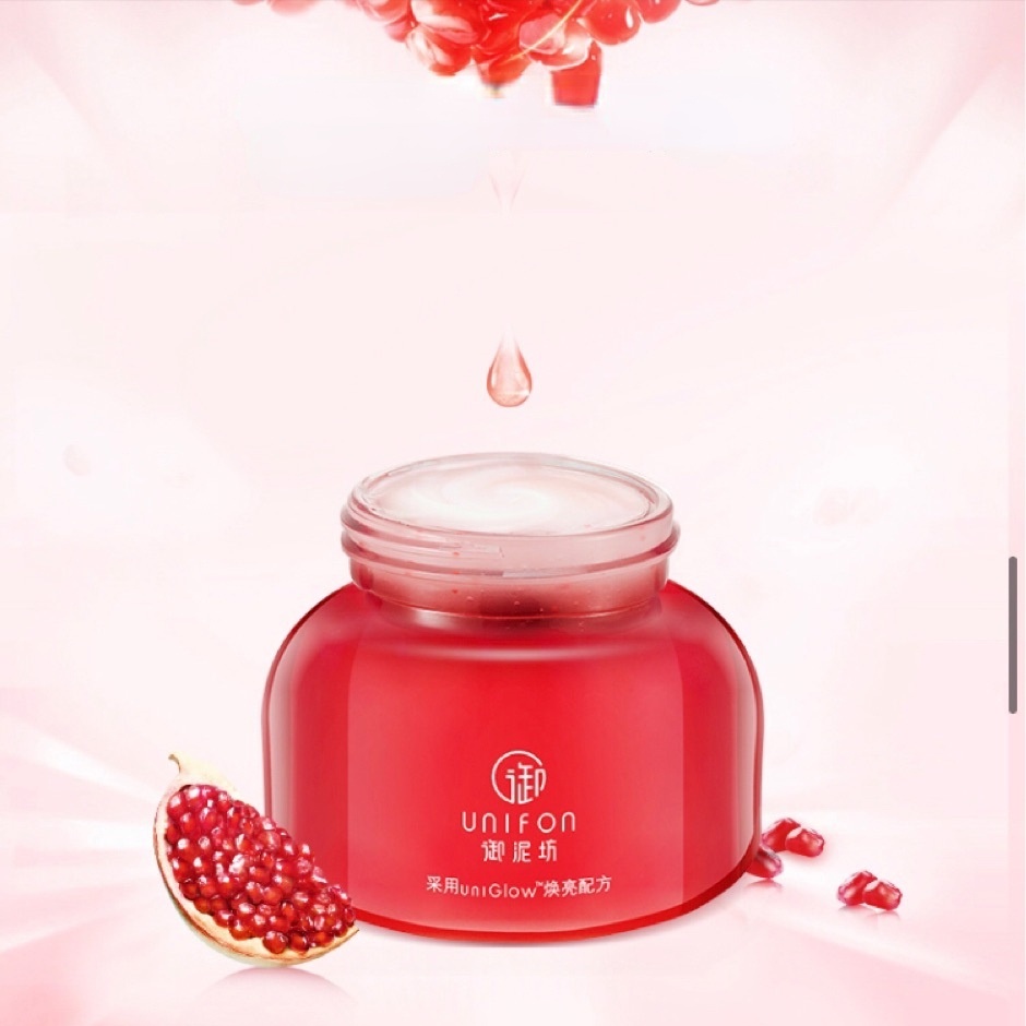 Mặt nạ ngủ Unifon với chiết xuất lựu đỏ dưỡng ẩm làm sáng da hiệu quả cao 100ml