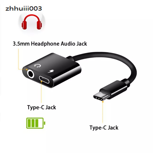 Cáp Chuyển Đổi Âm Thanh Usb Type-c Sang 3.5mm Cho Điện Thoại Di Động