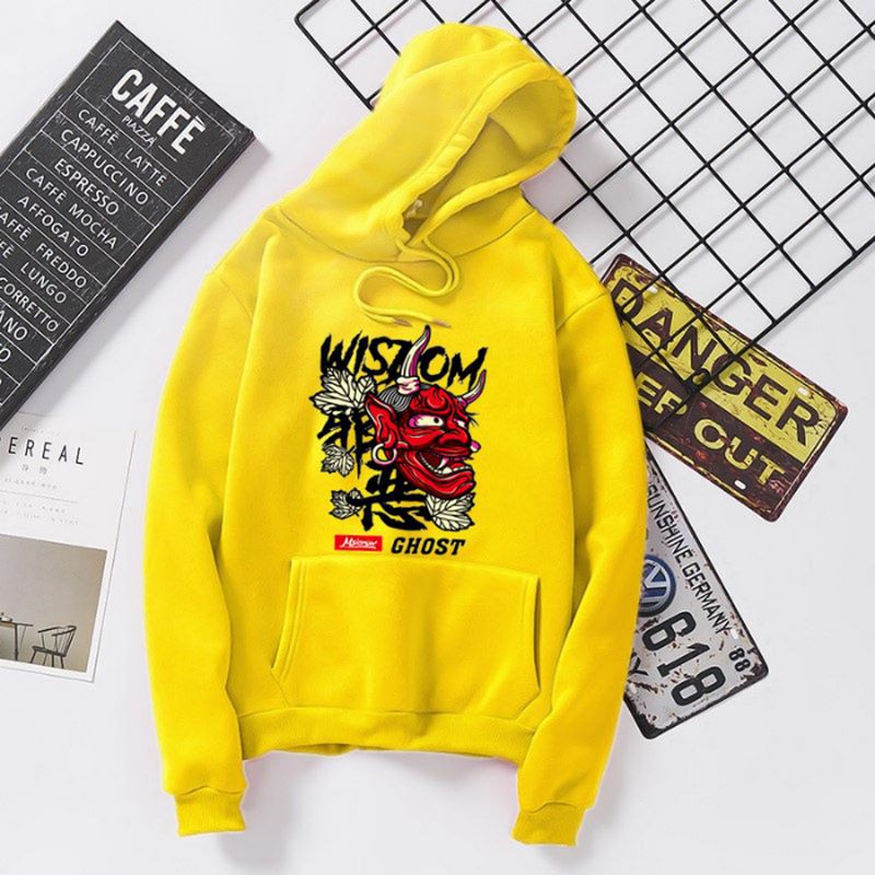 Áo Hoodie Unisex Dài Tay Phong Cách Nhật Bản Harajuku Dành Cho Cặp Đôi | BigBuy360 - bigbuy360.vn