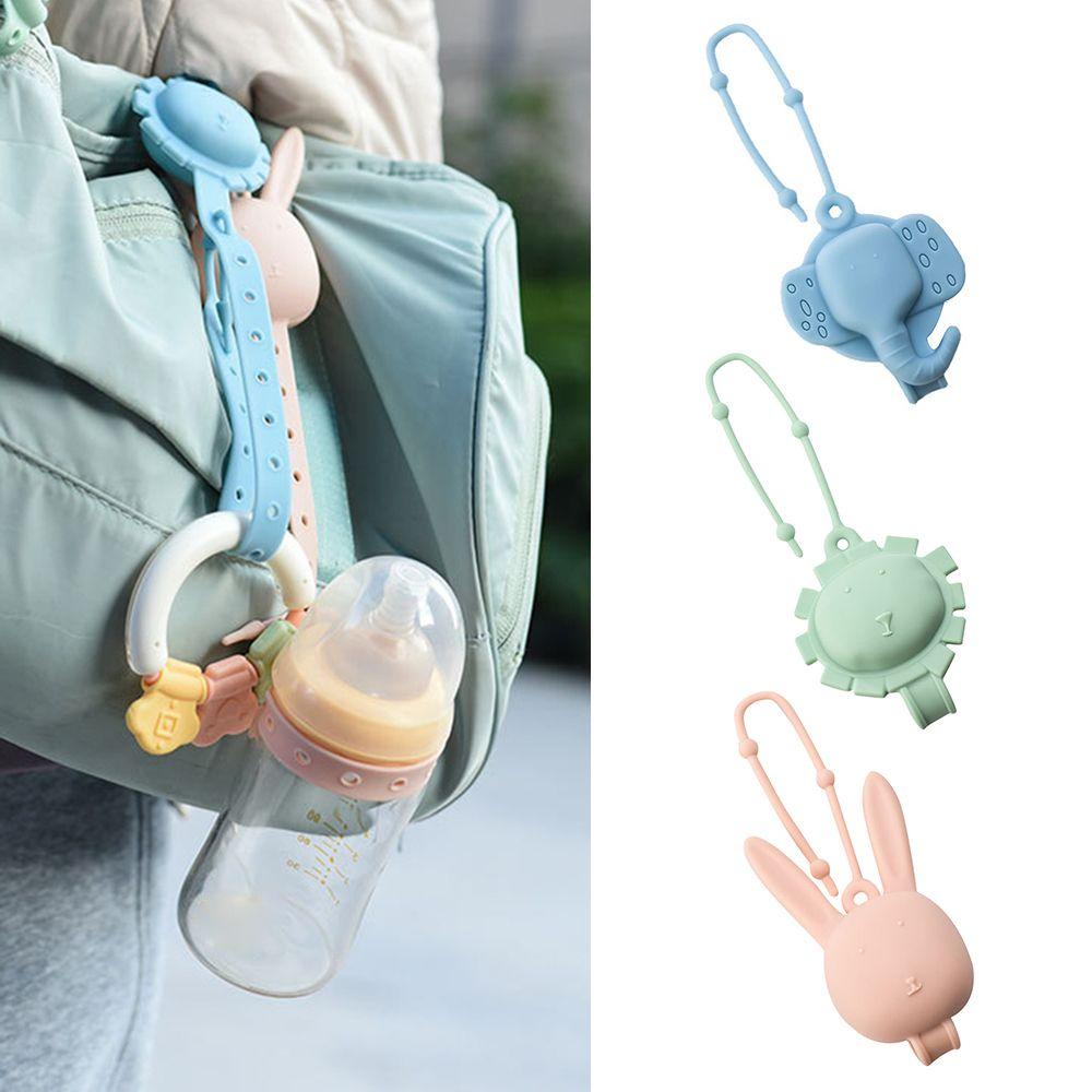 NIUYOU Đồ Chơi Ngậm Mọc Răng Hình Động Vật Hoạt Hình Bằng Silicon Chống Rơi Cho Bé