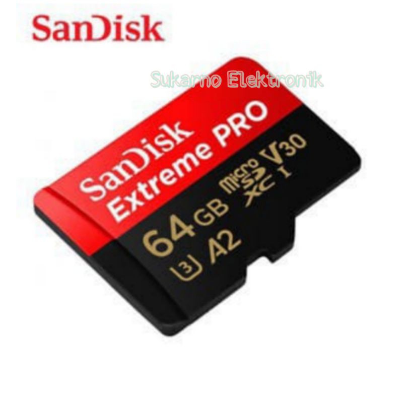 Thẻ nhớ Sandisk Extreme Pro MicroSDXC UHS-I U3 170Mbps 64GB