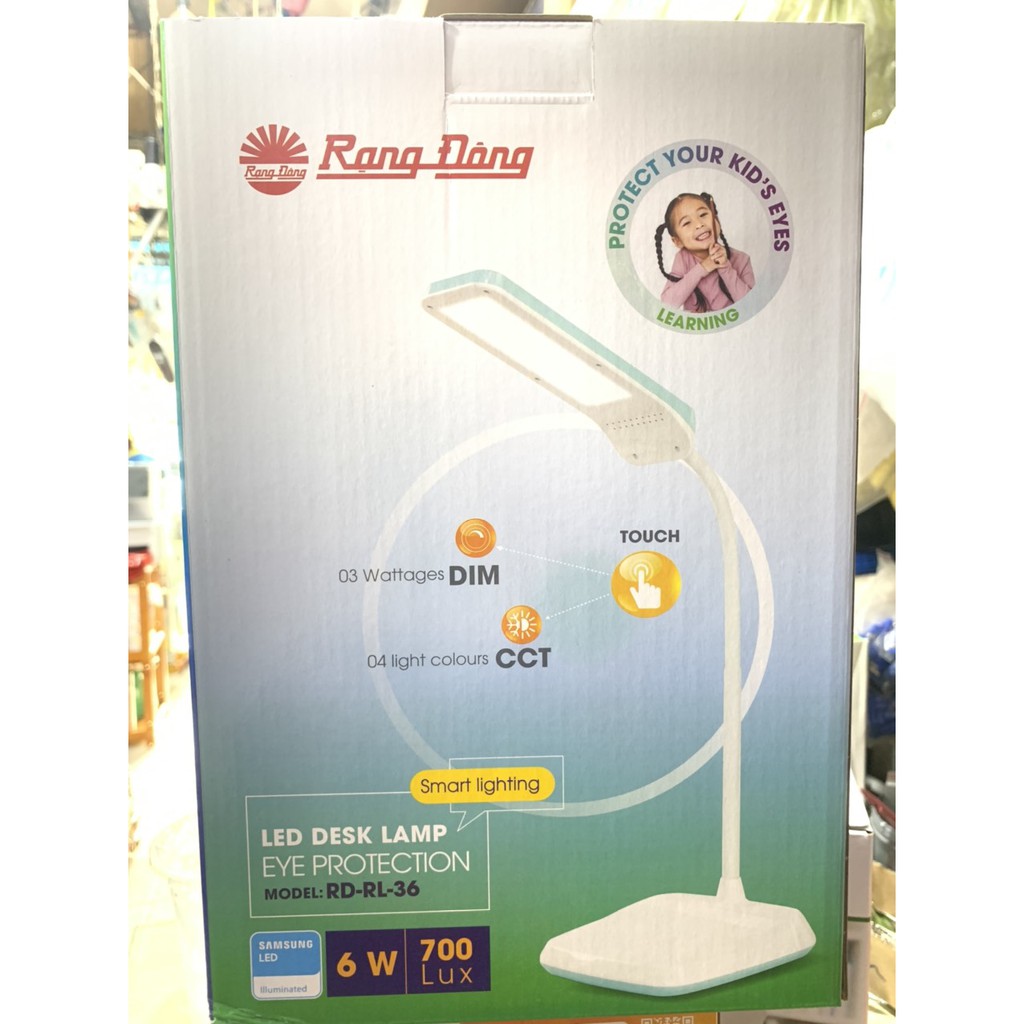 ⚡️ Đèn bàn học led cảm ứng chính hãng Rạng Đông Model: RD RL 36 LED⚡️