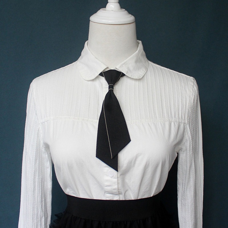 Oneri Áo Sơ Mi Màu Tương Phản Phối Nơ Có Thể Điều Chỉnh Dành Cho Nam Và Nữ