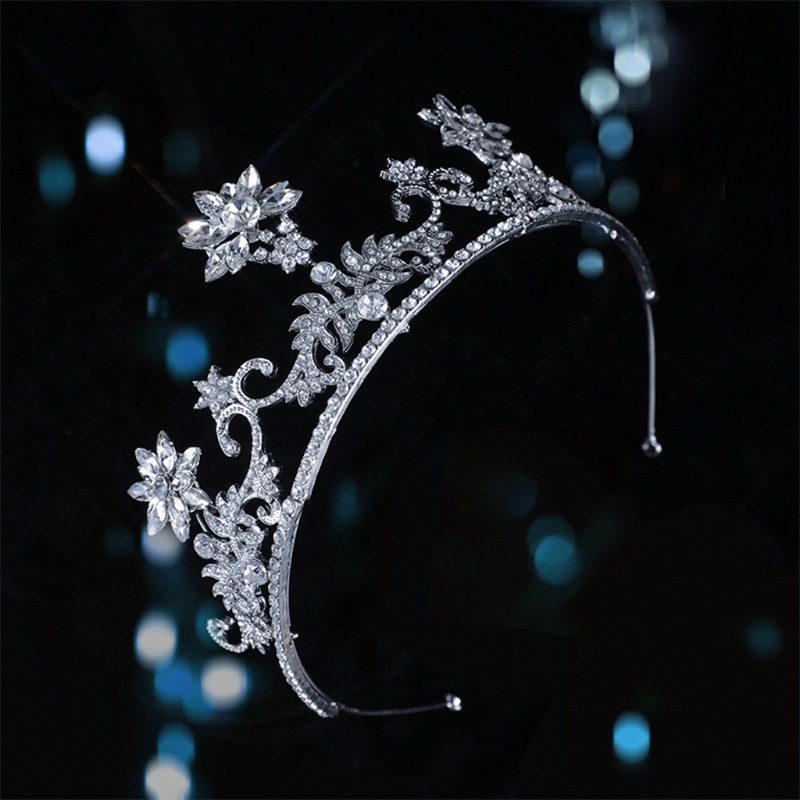 Cài Tóc Hình Vương Miện Đính Đá Lấp Lánh Sang Trọng