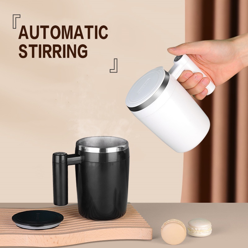 Cốc Tự Khuấy Thông Minh Điều Chỉnh Nhiệt Độ Tự Động Không Dùng Pin