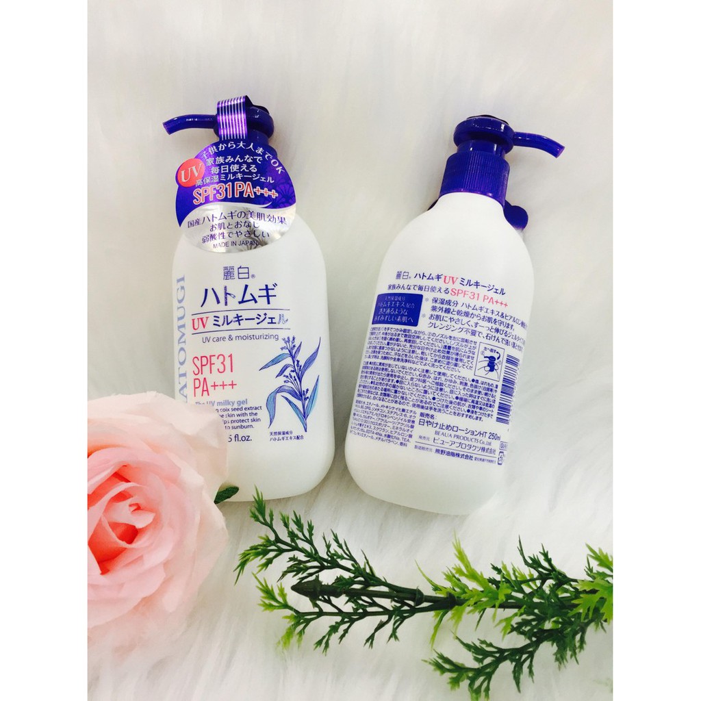 Sữa dưỡng thể chống nắng Hatomugi SPF31 PA+++ | BigBuy360 - bigbuy360.vn