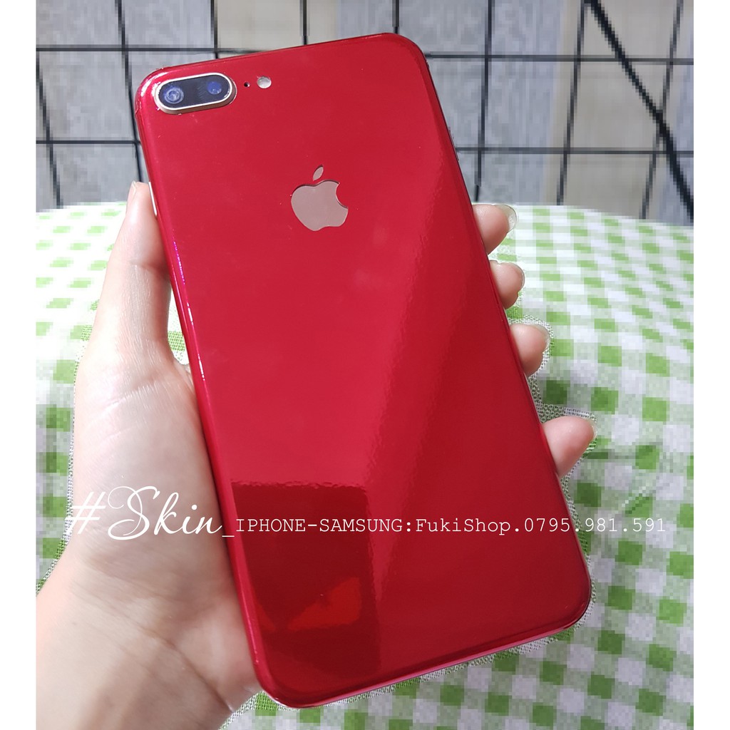 [IPHONE]Tấm Dán Skin mặt sau CHROME BÓNG FULL VIỀN Cho 5 6 7 8 6plus 7plus 8plus X XS XR XSMAX 11 PRO MAX