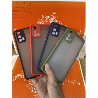 Ốp Realme GT neo lưng nhám viền màu bảo vệ Camera