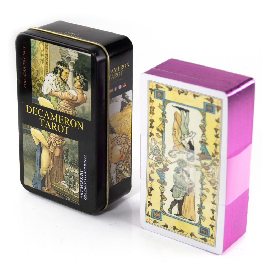 Bộ Bài Decameron Tarot Hộp Sắt
