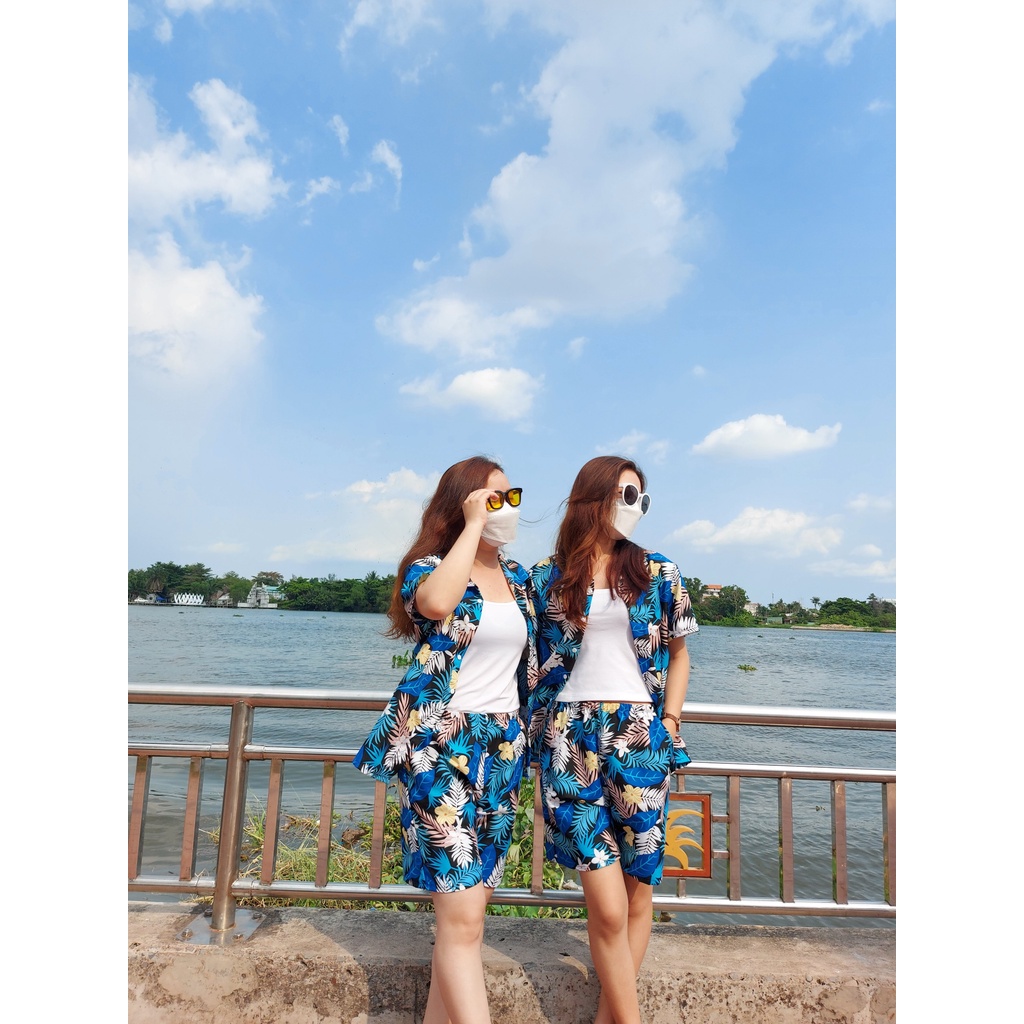 (chất kate thái 1 - kho HCM) bộ hoa lá đi biển, team - bộ hoa quả, trái cây big size- chuyên sỉ lẻ - nhuhuyen shop