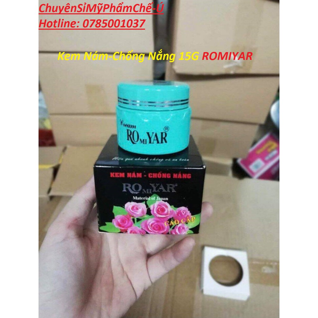 Kem Nám Xanh-Chống Nắng 15G Romiyar