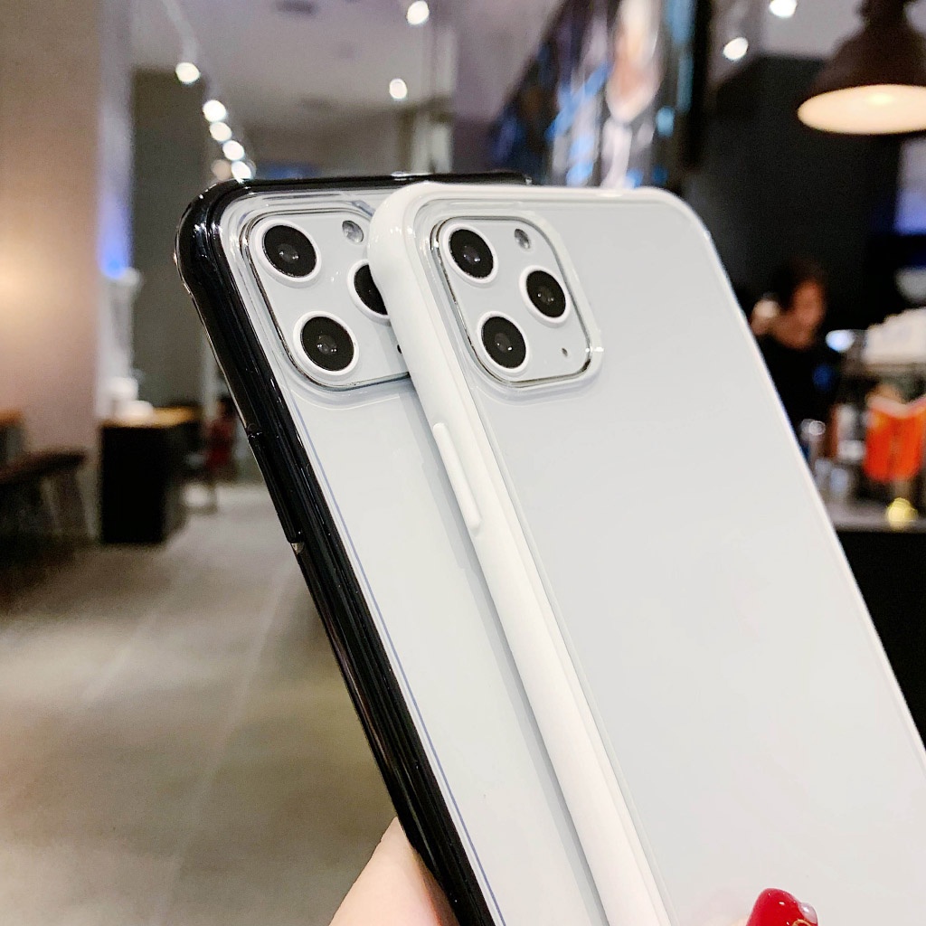 Ốp Điện Thoại TPU Mềm Chống Sốc Trong Suốt Cho iPhone 11 12 pro Max X XS XR XS Max 7 8 Plus
