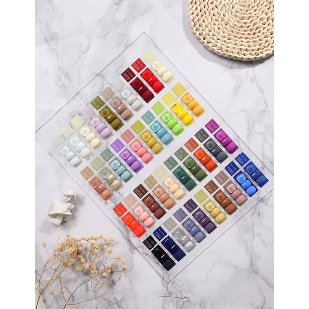 sơn gel verygood nail 40 màu hot mới kèm bảng màu