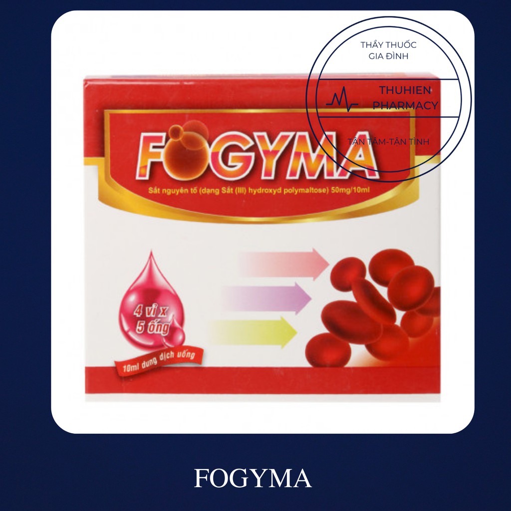 [Date mới nhất] SẮT FOGYMA-Sắt nước bổ sung cho cơ thể (Hộp 20 ống) | BigBuy360 - bigbuy360.vn