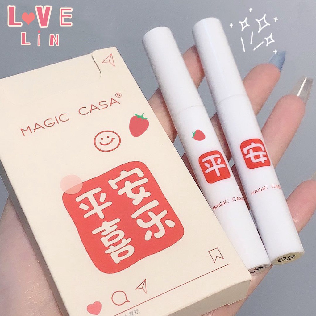【lovelin】Set 4 Son Môi Màu Nhung Lì Dòng May Mắn