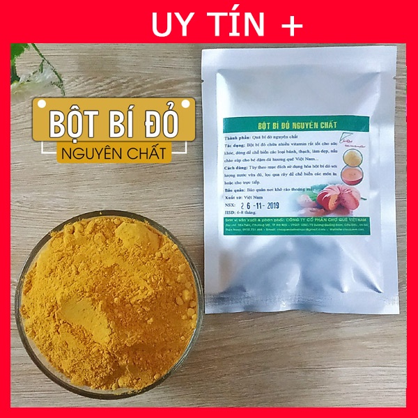 Bột bí đỏ nguyên chất (50g)