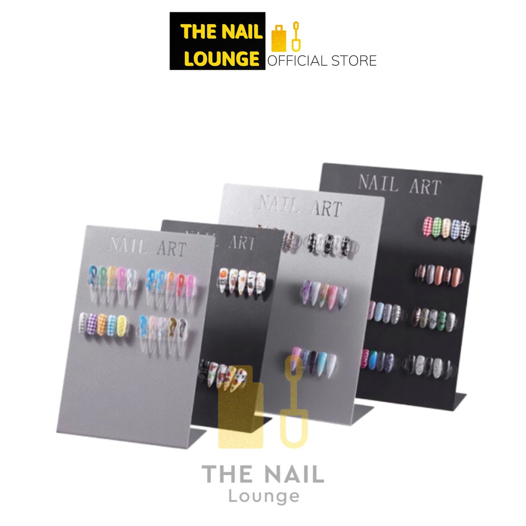 Bảng trưng bày móng mẫu nail bằng thép