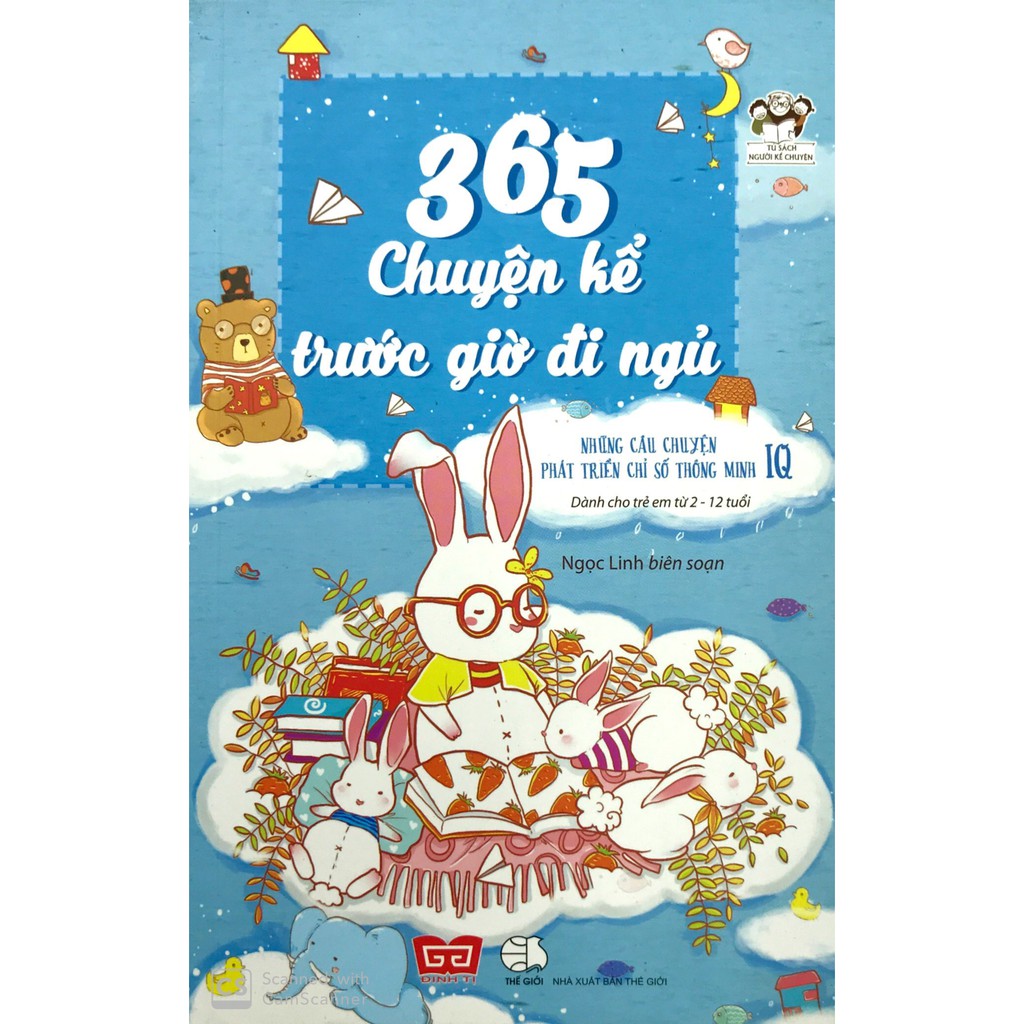 Sách Đinh Tị - Combo 2 Cuốn 365 Chuyện Kể Trước Giờ Đi Ngủ (Những câu chuyện phát triển chỉ số EQ và IQ)