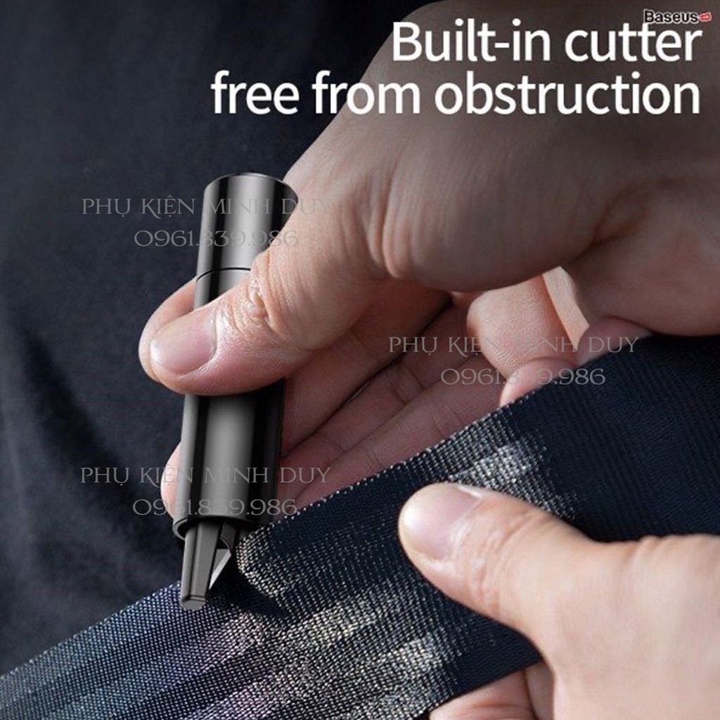 Dụng cụ thoát hiểm Baseus Sharp Tool Safety Hammer
