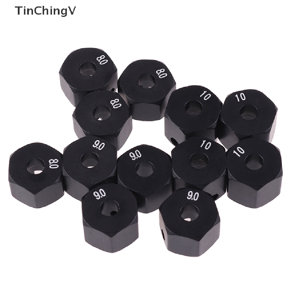Bộ 4 Đai Ốc Lục Giác 12mm Cho Xe Hơi Điều Khiển Từ Xa HSP 1 / 10 8 9 10mm