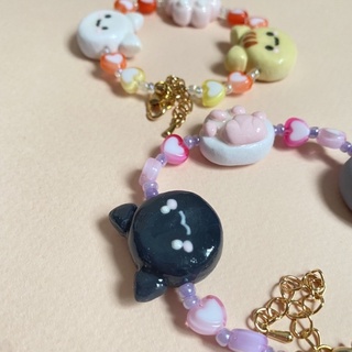 Vòng tay handmade đất sét hạt cườm