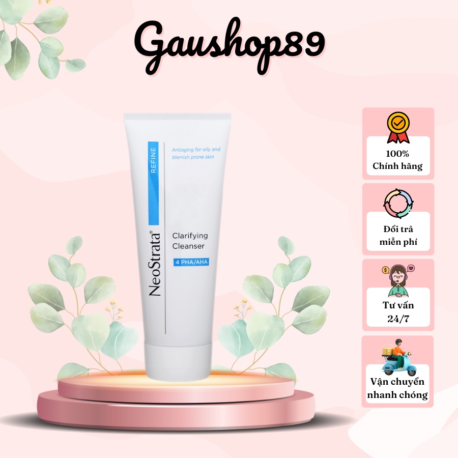 [NEOSTRATA] [Có sẵn, 200ml] Sữa rửa mặt cho da mụn Neostrata Clarifying Facial Cleanser