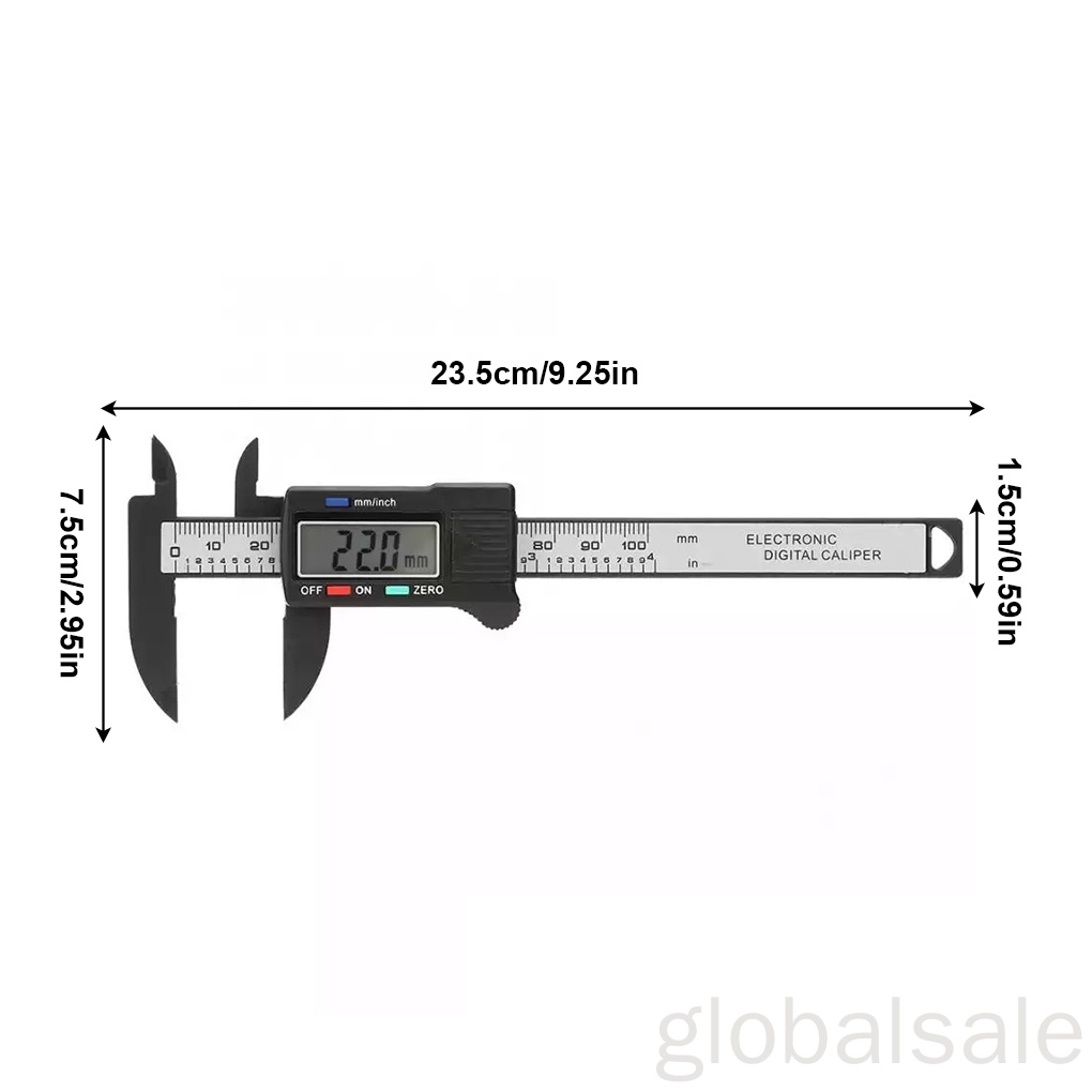 Thước đo điện tử kỹ thuật số 0-100mm nhỏ gọn tiện lợi
