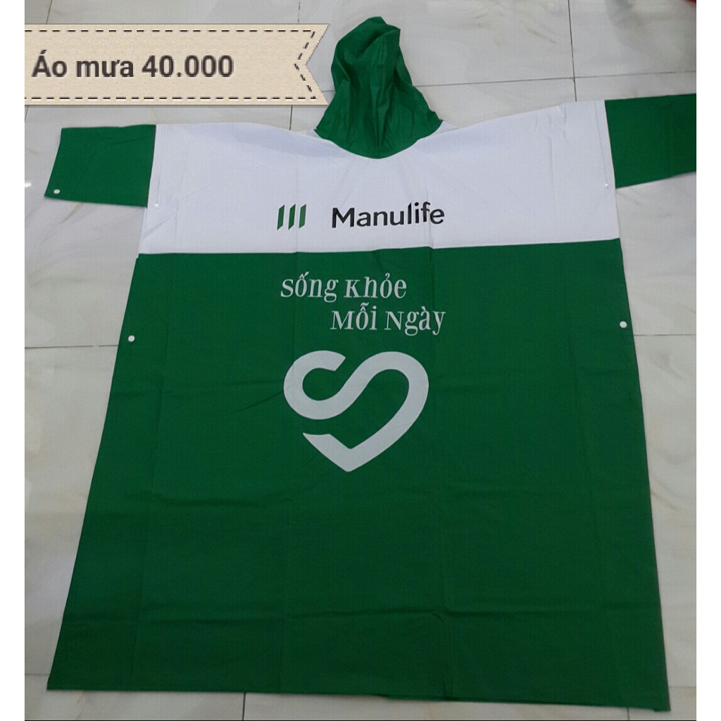 Áo mưa quà tặng Manulife