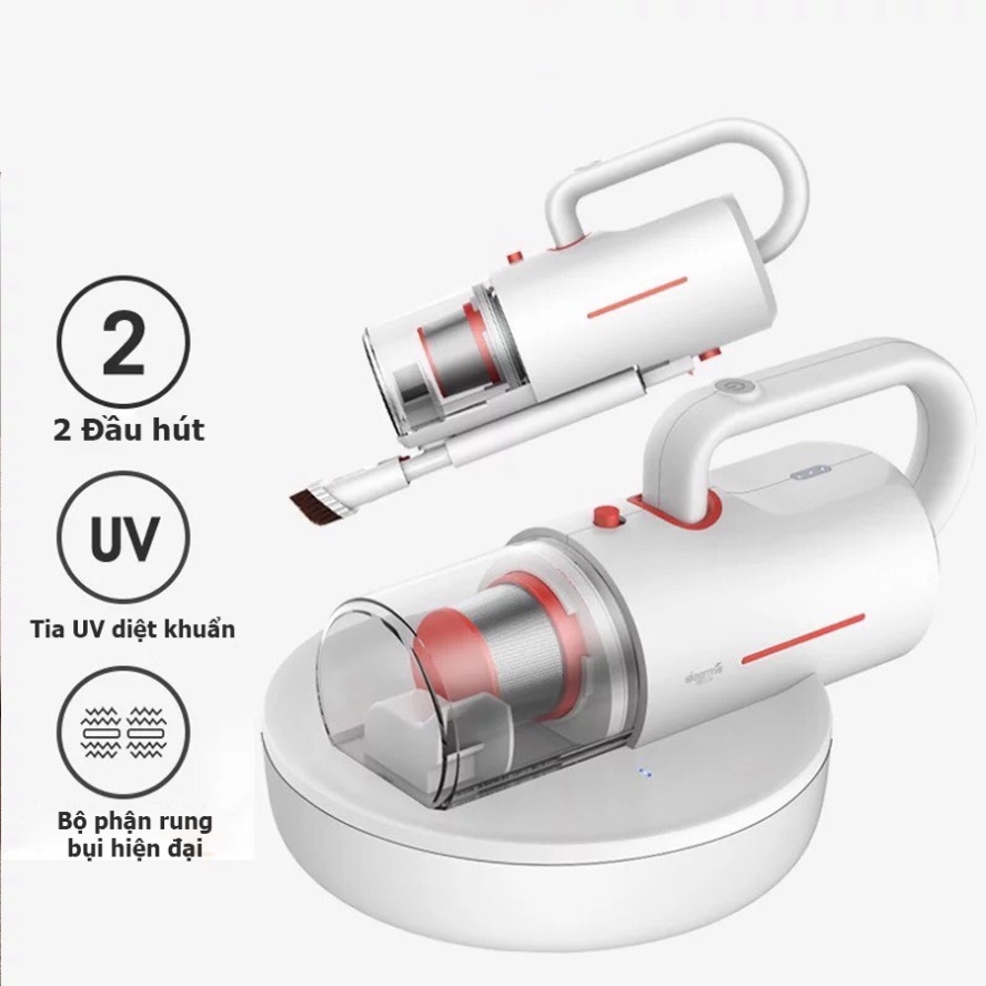 Máy Hút Bụi Cầm Tay Diệt Khuẩn DEERMA CM1300, lực hút 12000Pa, công suất 350W.