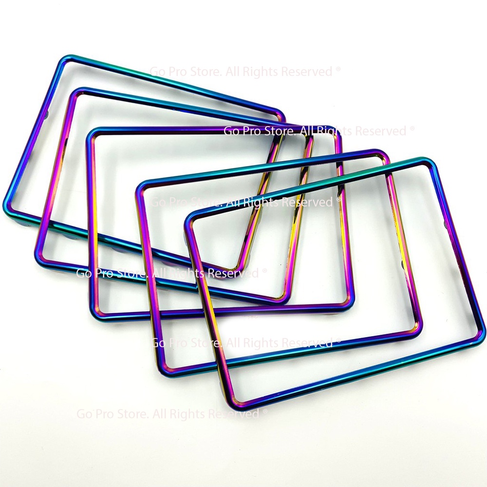 01 Viền Biển Số Inox Gắng Xe Máy, Xe Đạp Điện