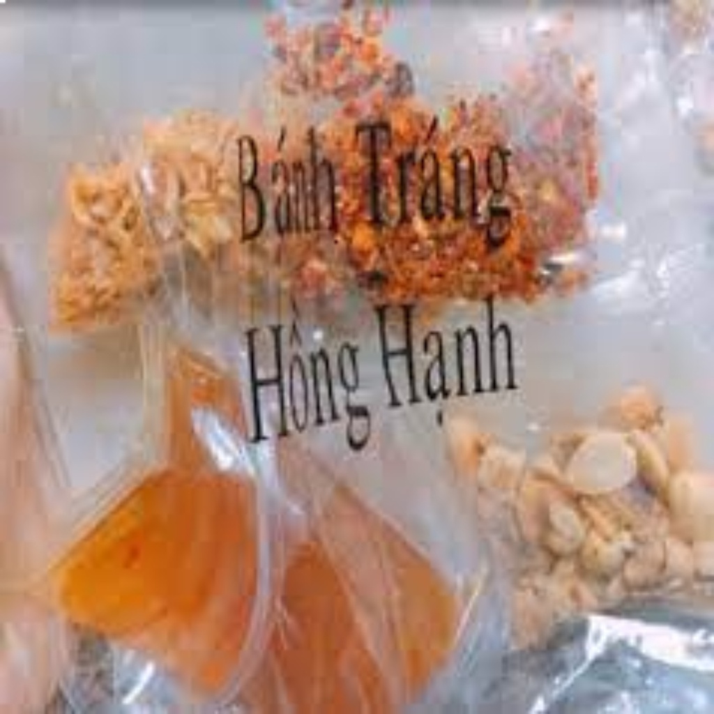 Bánh Tráng Trộn, Bánh Tráng Hồng Hạnh Sốt Me Chua Cay- Bánh Tráng Trộn Sài Gòn Hàng Nhập tại Xưởng