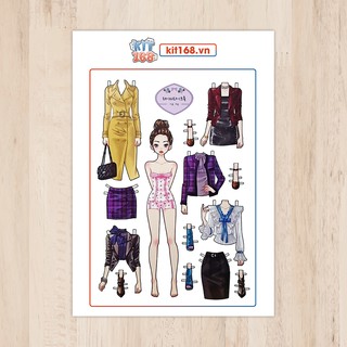 Đồ chơi cắt thủ công Búp bê giấy Set BBG 0030