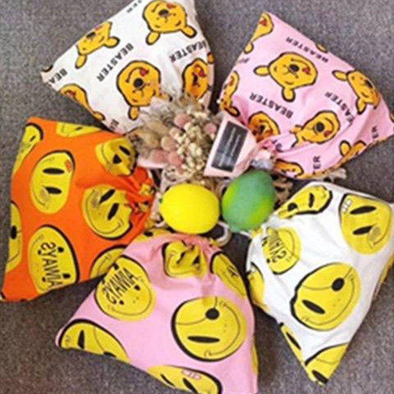 Bộ trang phục 3 mảnh họa tiết hoạt hình dáng rộng chất liệu lụa sữa mặc ở nhà