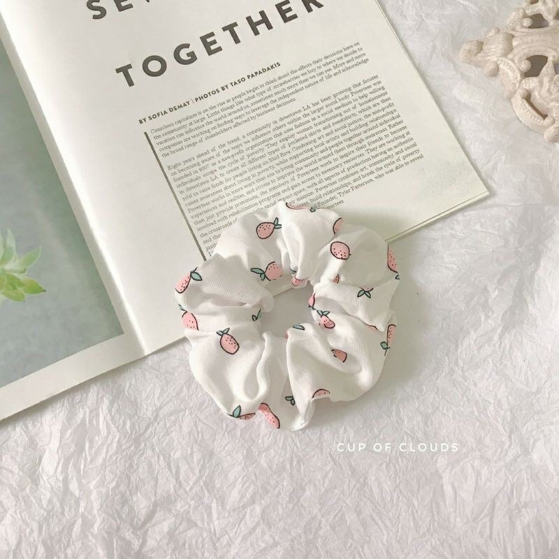 Dây Buộc Tóc Scrunchies (Scrunchies Quả Chanh)